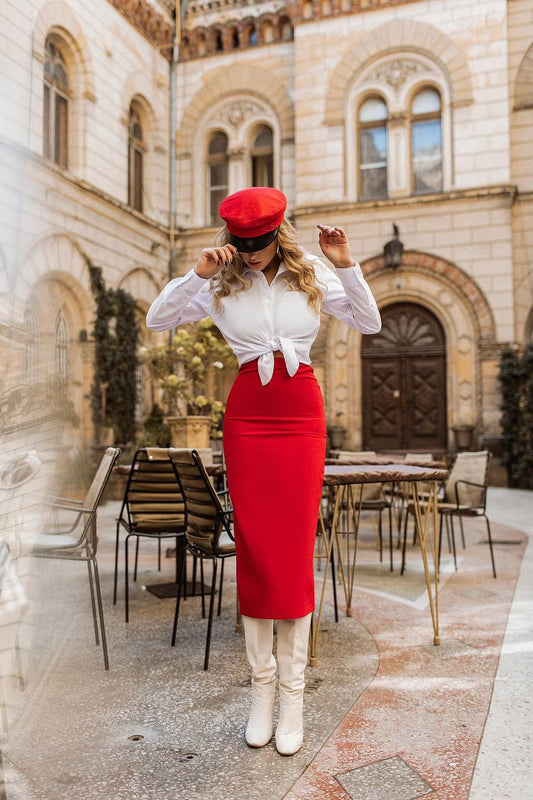 High Waist Pencil Skirt