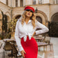 High Waist Pencil Skirt