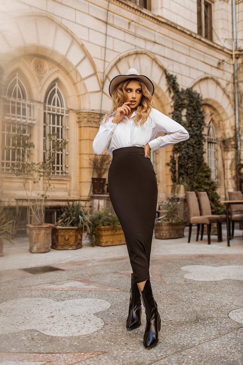 High Waist Pencil Skirt