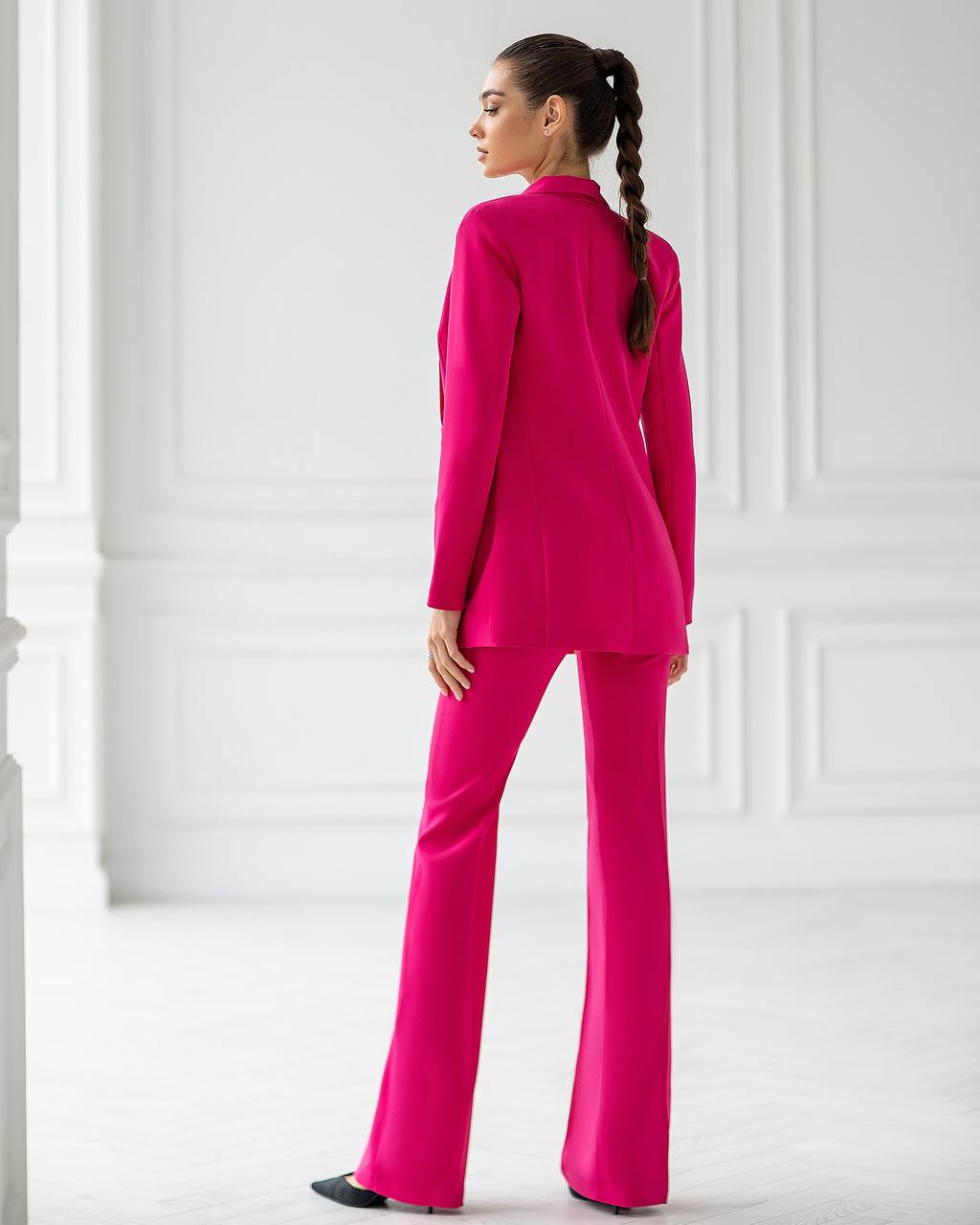 Classic 2-Piece Suit With Flared Trousers