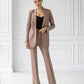 Classic 2-Piece Suit With Flared Trousers