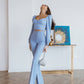 Sweetheart Top & Flared Pants 2-Piece Set