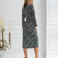 Long-Sleeve Midi Dress