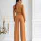 Belted Wide-Leg Suit 3-Piece