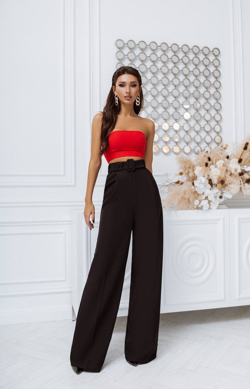 Alexa Formal Crop Top
