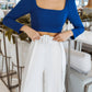 Palazzo High Rise Pants with Belt
