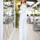 Waist Fitted Flared Pants