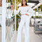 Waist Fitted Flared Pants