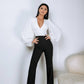 High Waist Flared Pants