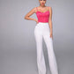 Satin Strappy Sweetheart Top