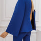 Slit Sleeve Suit 2-Piece