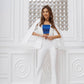 Slit Sleeve Suit 2-Piece
