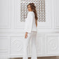 Slit Sleeve Suit 2-Piece