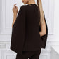 Slit Sleeve Suit 2-Piece