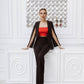 Slit Sleeve Suit 2-Piece