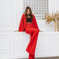 Slit Sleeve Suit 2-Piece