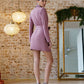 Wrap Long Sleeve Mini Dress