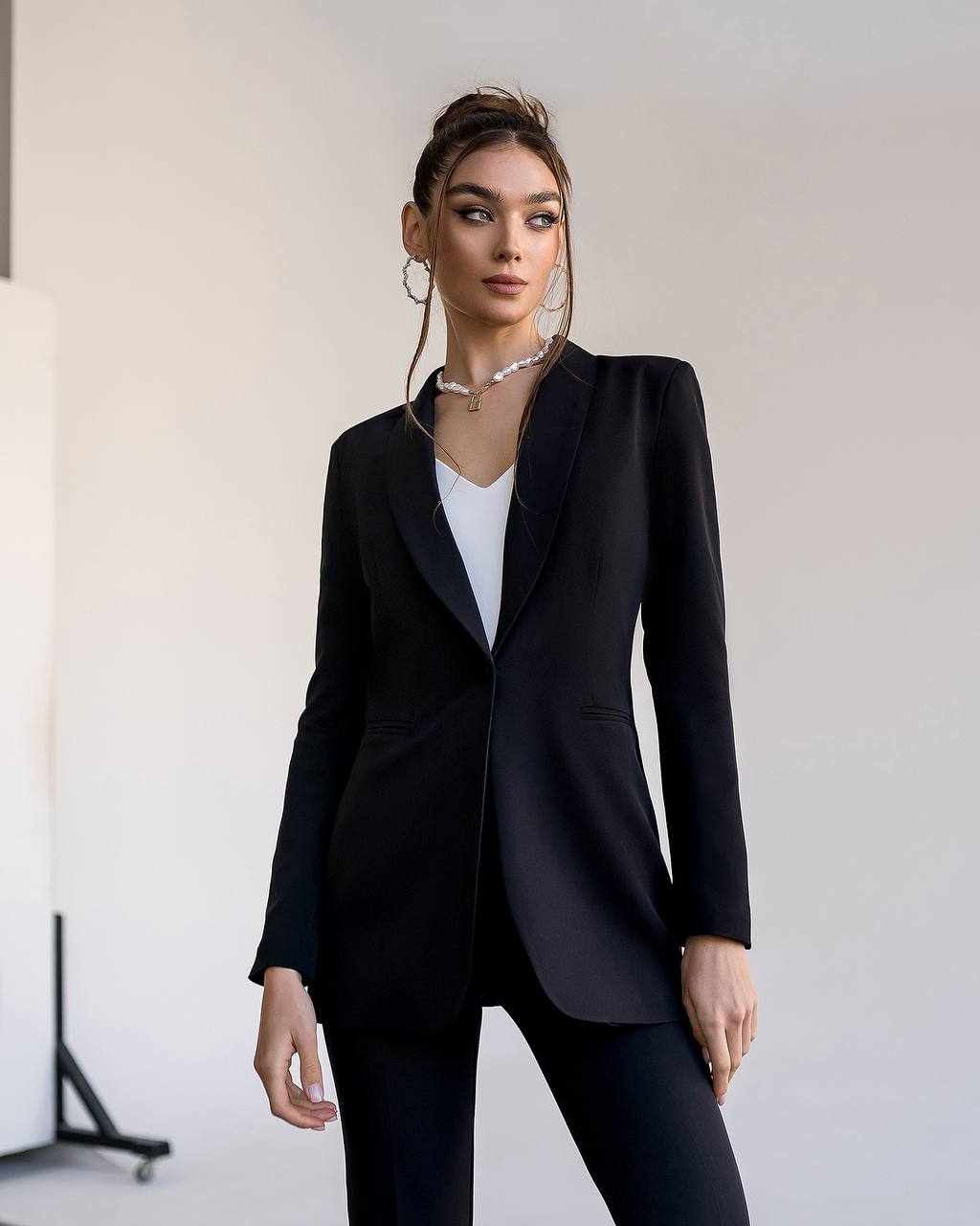 Classic 2-Piece Suit With Flared Trousers