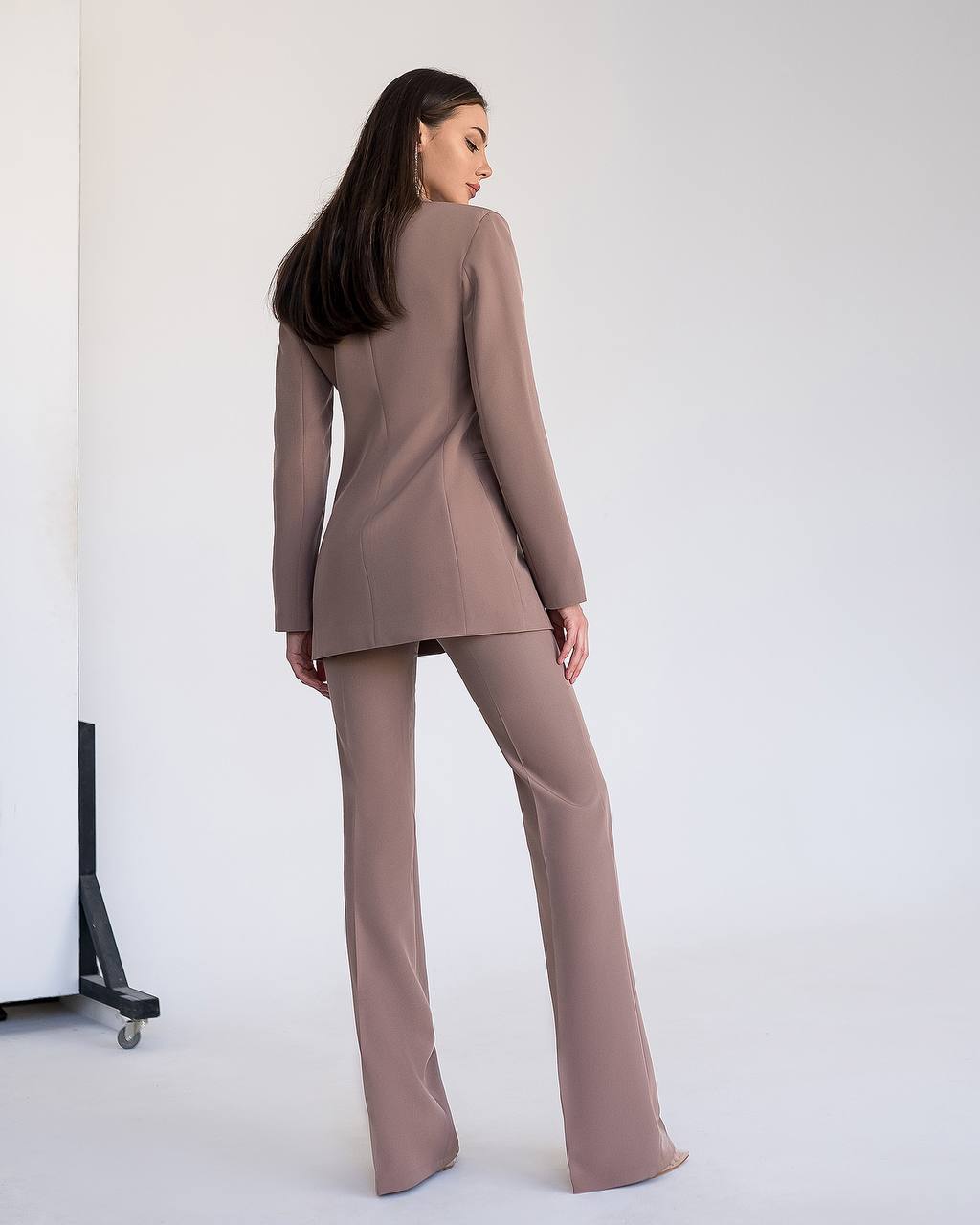Classic 2-Piece Suit With Flared Trousers