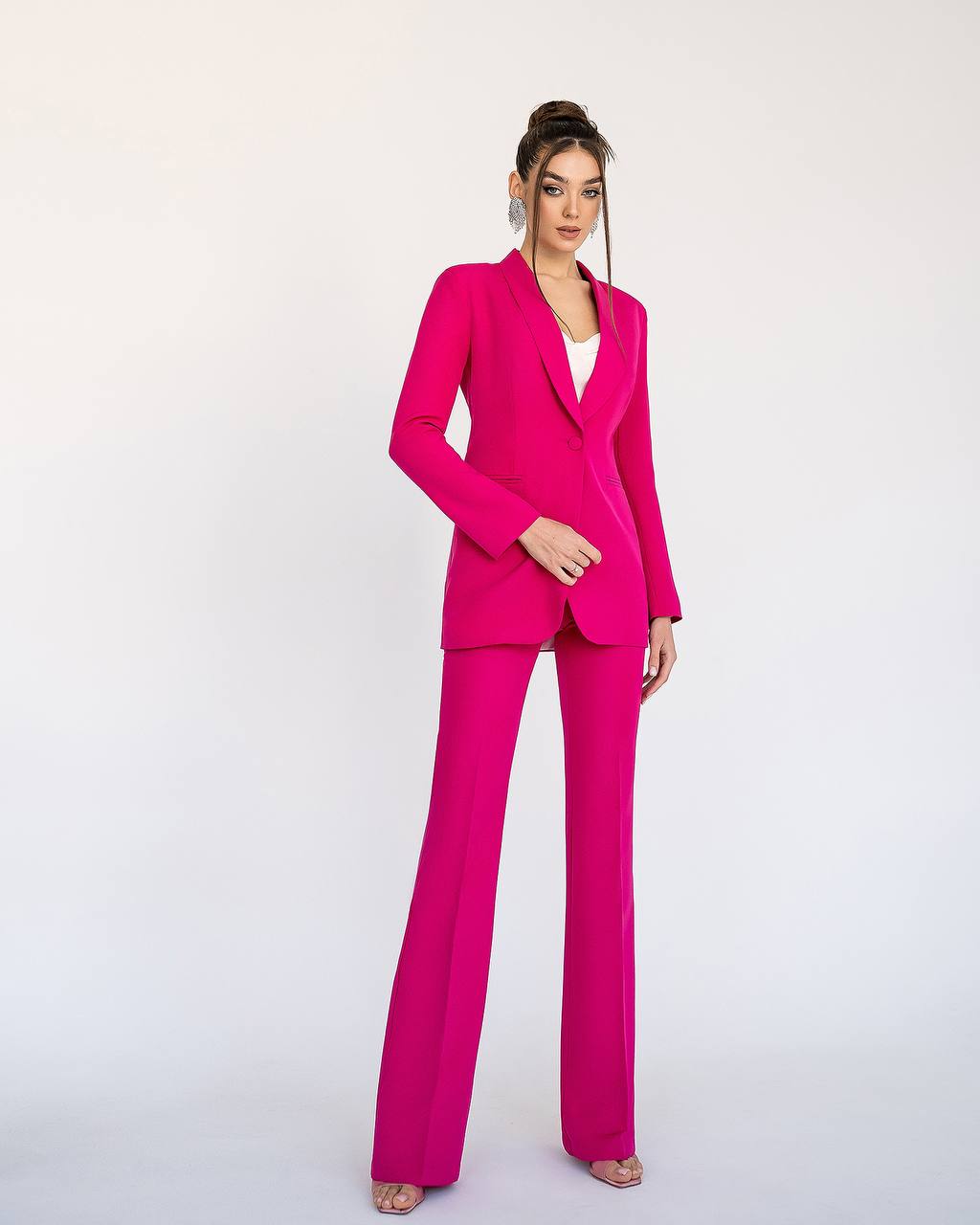 Classic 2-Piece Suit With Flared Trousers