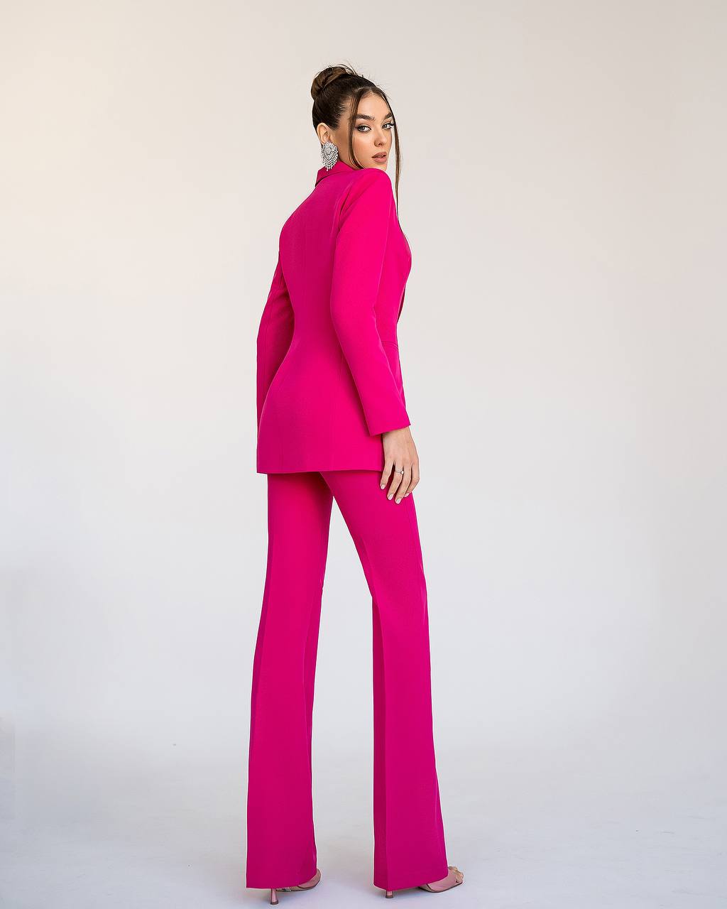 Classic 2-Piece Suit With Flared Trousers