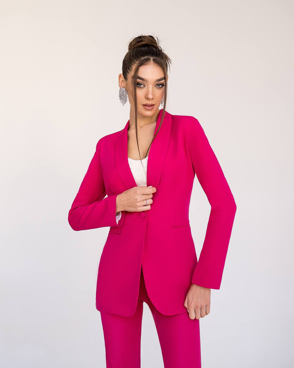 Classic 2-Piece Suit With Flared Trousers