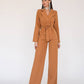Belted Wide-Leg Suit 3-Piece
