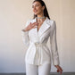 Belted Wide-Leg Suit 3-Piece