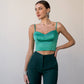 Satin Strappy Sweetheart Top