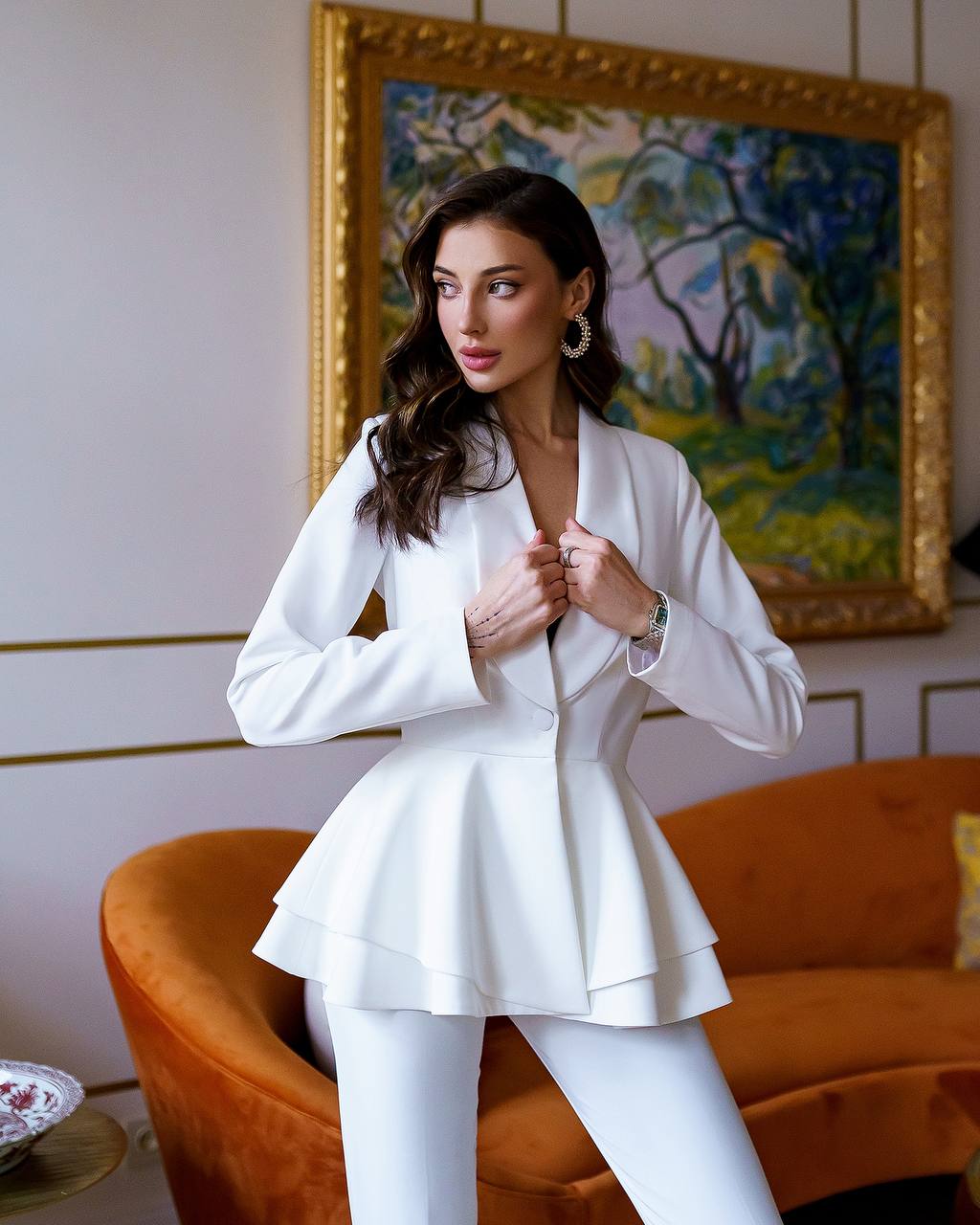Trouser 2-Piece Suit With Basque