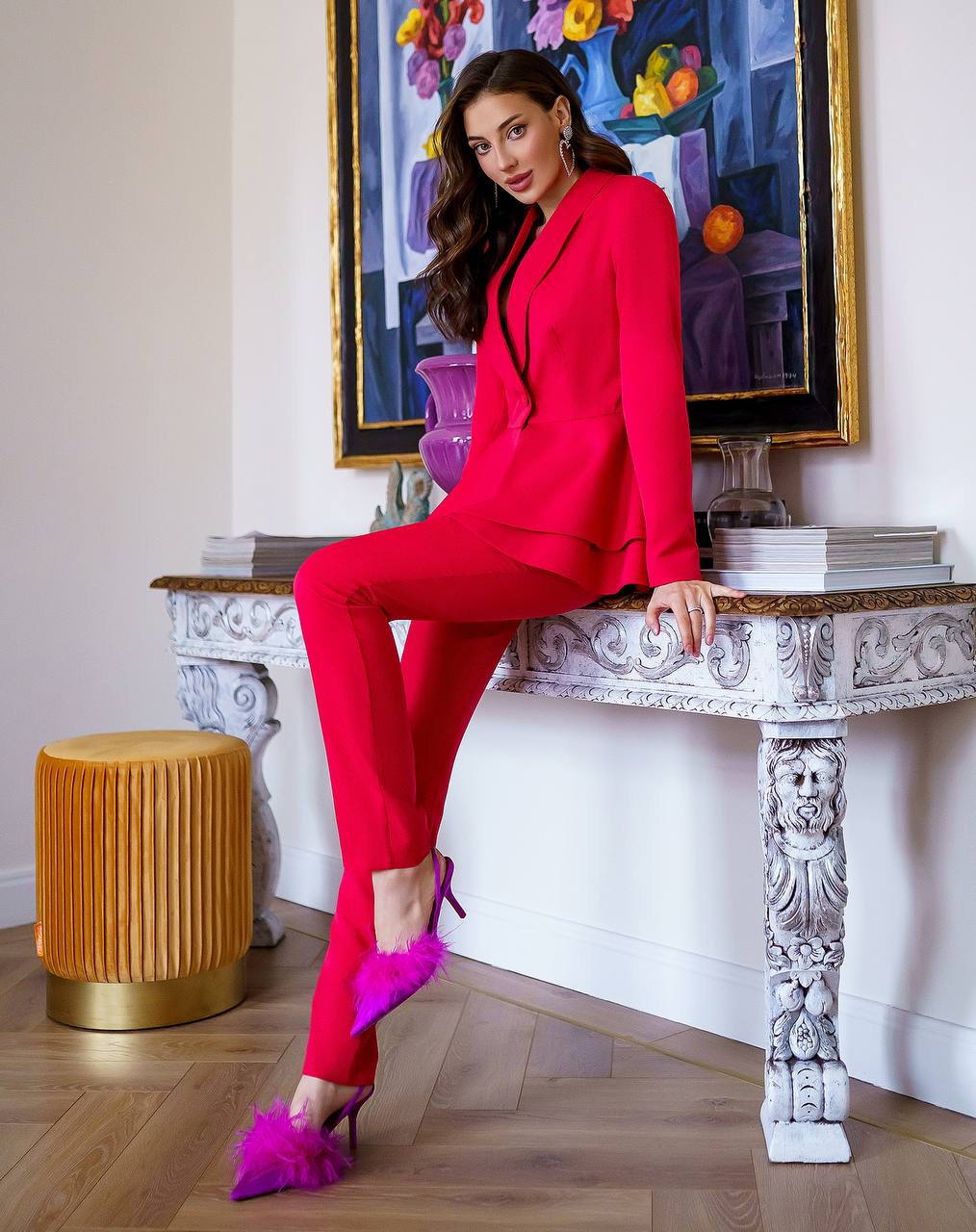 Trouser 2-Piece Suit With Basque