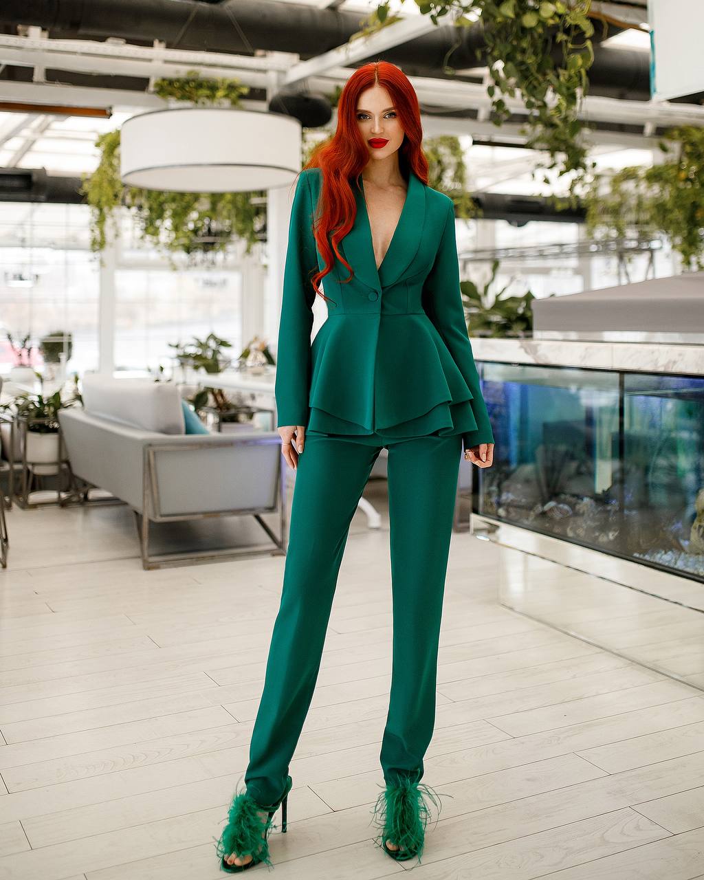 Trouser 2-Piece Suit With Basque