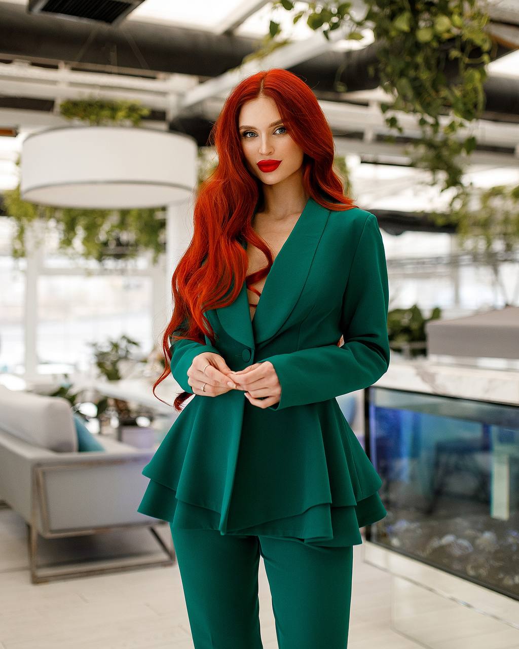 Trouser 2-Piece Suit With Basque