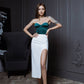 Satin Sweetheart Crop Top