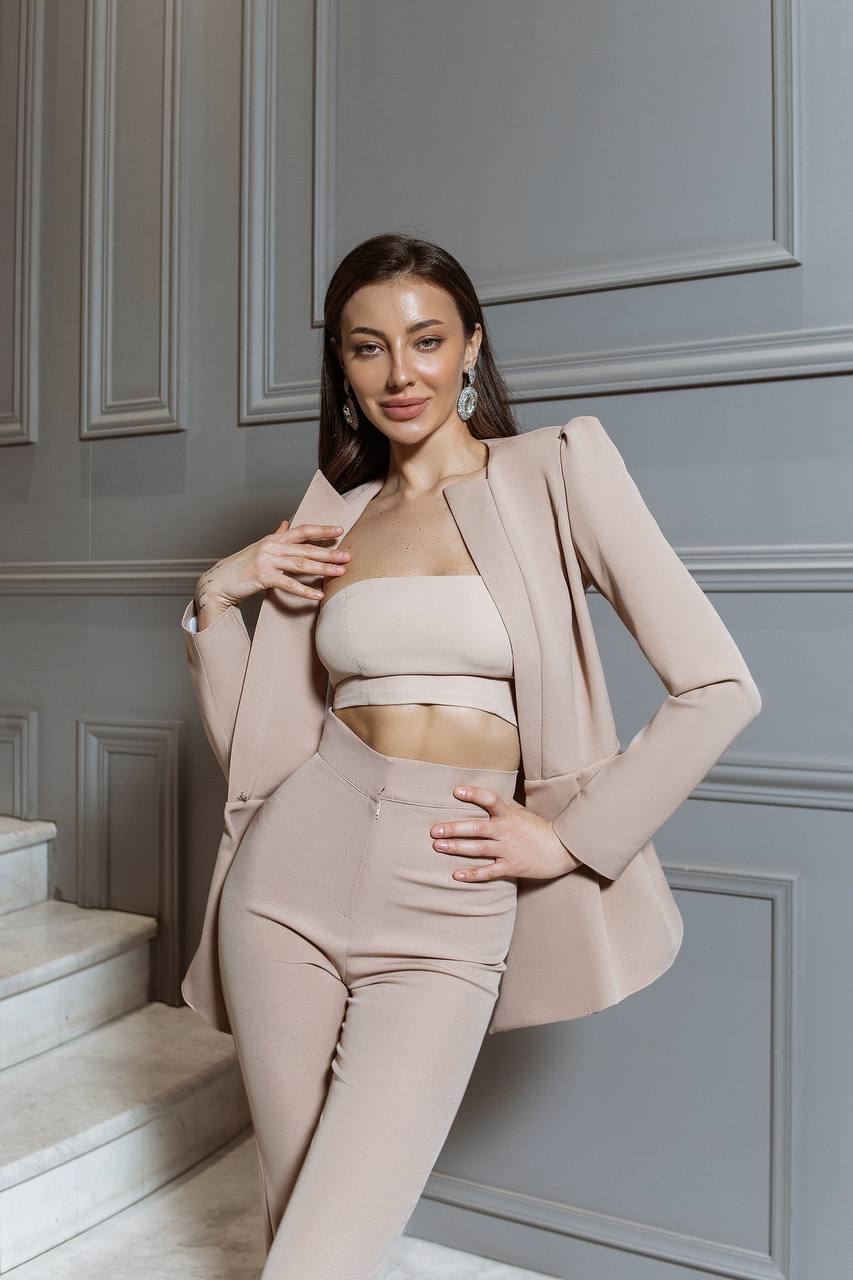 Alexa Formal Crop Top