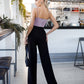 Satin Strappy Sweetheart Top
