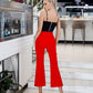Satin Strappy Sweetheart Top