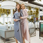 Puff Sleeve Wrap Dress
