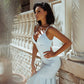V-neck Satin Slip Dress