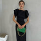 Alexa Puff Sleeve Midi Dress