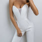 V-neck Sleeveless Jumpsuit