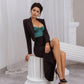 Crop Jacket Skirt Suit 2-Piece