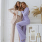 2-Piece Suite Belted Double Breasted