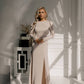 Puff Sleeve Belted Maxi Dress