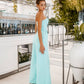 Strapless Corset V-Neck and Leg Slits Jumpsuit