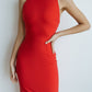 Pencil Backless Midi Dress