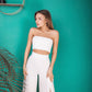 Alexa Evening One-Shoulder Gown Suit