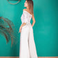 Alexa Evening One-Shoulder Gown Suit