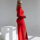 One-Shoulder Cut-Out Midi Dress