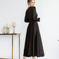 Silk Long Sleeve Maxi Dress